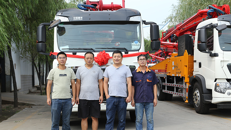 科尼樂混凝土泵車給力，半年時間就回本了