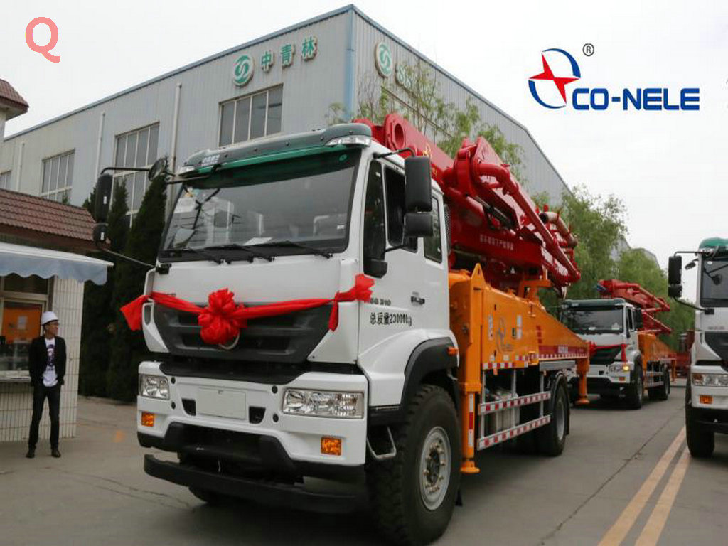 天泵，小型泵車，小型混凝土泵車